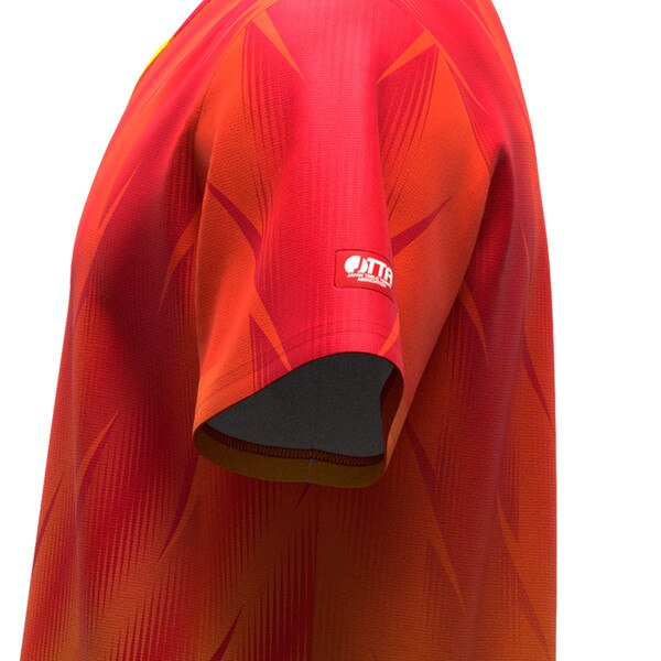 Butterfly Flazer Shirt - Red - Left Side - JTTA